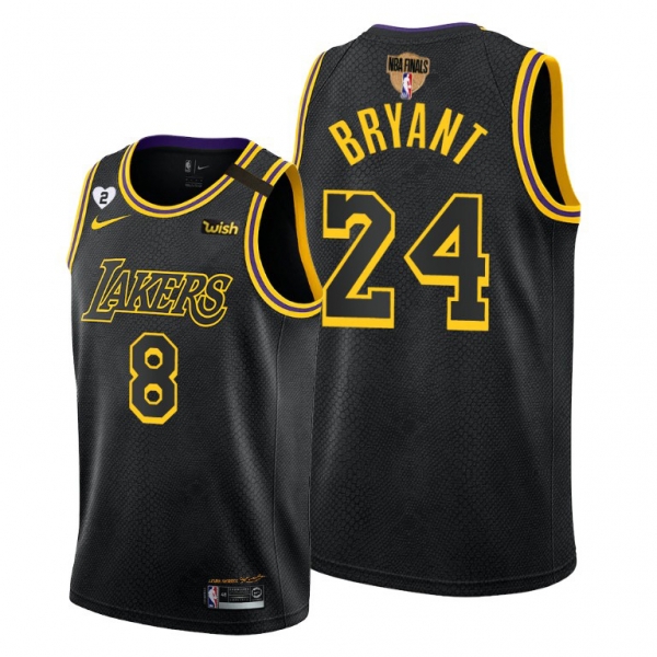 Los Angeles Lakers Kobe Bryant 2020 Western Conference Champions Black Jersey Mamba Authentic