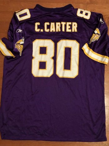 ReeBok Minnesota Vikings #80 Chris Carter Jersey