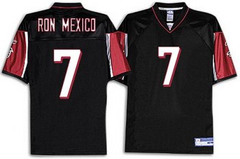 Reebok #7 Ron Mexico black Atlanta Falcons jersey