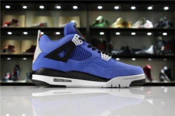 Cheap Eminem x Air Jordan 4 Encore Blue Black Grey Red 314254 704