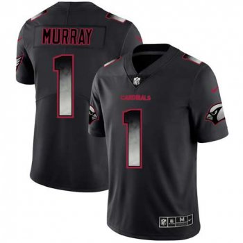 Men Arizona Cardinals 1 Murray Nike Teams Black Smoke Fashion Limited NFL Jerseys