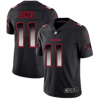 Men Atlanta Falcons 11 Jones Nike Teams Black Smoke Fashion Limited NFL Jerseys