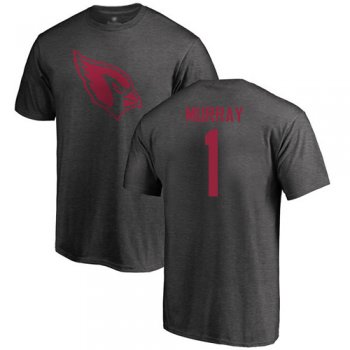 Men's #1 Kyler Murray Ash Football One Color : Arizona Cardinals T-Shirt