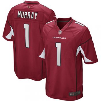 Men's #1 Game Kyler Murray Red Football Home Jersey: Arizona Cardinals