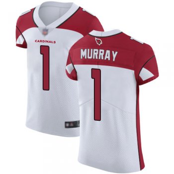 Men's #1 Elite Kyler Murray White Football Road Jersey: Arizona Cardinals Vapor Untouchable