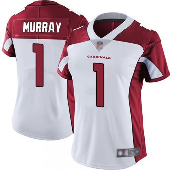 Women's #1 Limited Kyler Murray White Football Road Jersey: Arizona Cardinals Vapor Untouchable