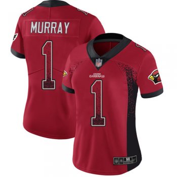 Women's #1 Limited Kyler Murray Red Football Jersey: Arizona Cardinals Rush Drift Fashion