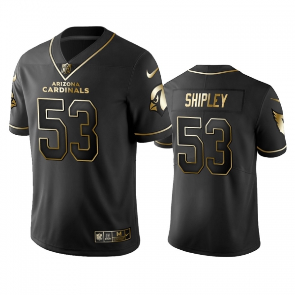 Men's Arizona Cardinals A. Q. Shipley Black 2019 Vapor Limited Golden Edition Jersey