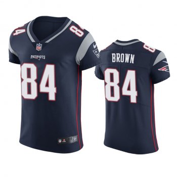 Men's New England Patriots Antonio Brown Navy Vapor Elite Jersey