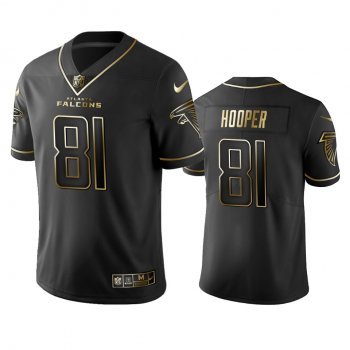 Men's Atlanta Falcons Austin Hooper Black Golden Edition 2019 Vapor Untouchable Limited Jersey