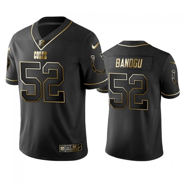 Men's Indianapolis Colts Ben Banogu Black 2019 Vapor Limited Golden Edition Jersey