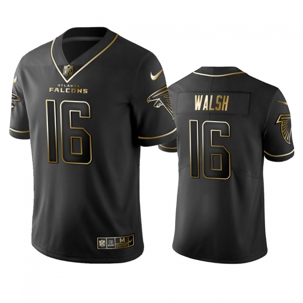 Men's Falcons Blair Walsh Black Golden Edition Vapor Limitd Jersey