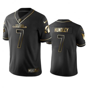 Men's Arizona Cardinals Brett Hundley Black 2019 Vapor Limited Golden Edition Jersey