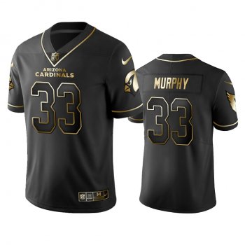 Men's Byron Murphy Cardinals Black Golden Edition Vapor Limited Jersey