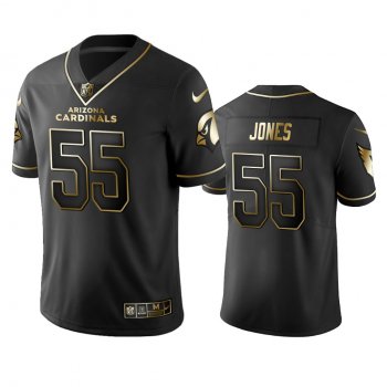 Men's NFL 100 Chandler Jones Arizona Cardinals Black Golden Edition Vapor Untouchable Limited Jersey