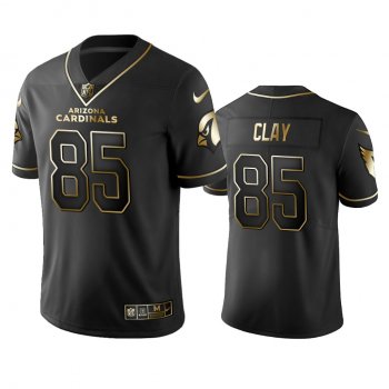 Men's Arizona Cardinals Charles Clay Black Golden Edition 2019 Vapor Untouchable Limited Jersey