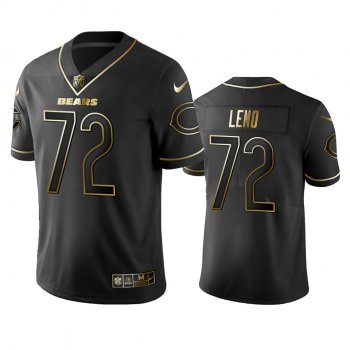 Men's Chicago Bears Charles Leno Black Golden Edition 2019 Vapor Untouchable Limited Jersey