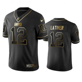 Men's NFL 100 Commercial Cody Latimer New York Giants Black Golden Edition Vapor Untouchable Limited Jersey