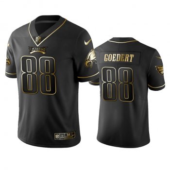 Men's Philadelphia Eagles Dallas Goedert Black Golden Edition 2019 Vapor Untouchable Limited Jersey