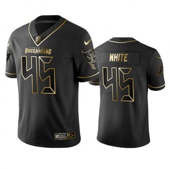 Men's Tampa Bay Buccaneers Devin White Black 2019 Vapor Limited Golden Edition Jersey