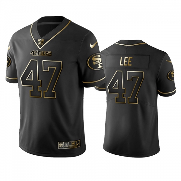 Men's San Francisco 49ers Elijah Lee Black Golden Edition 2019 Vapor Untouchable Limited Jersey