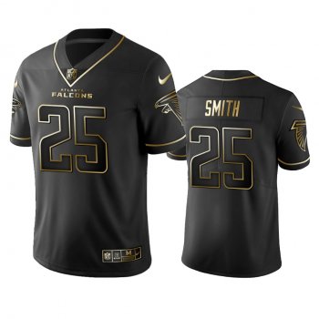 Men's Atlanta Falcons Ito Smith Black Golden Edition 2019 Vapor Untouchable Limited Jersey