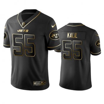 Men's Ryan Kalil Jets Black Golden Edition Vapor Limited Jersey