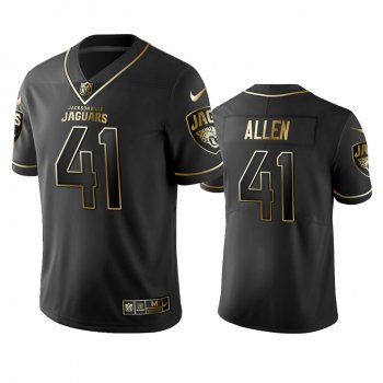 Men's Jaguars Josh Allen Black Golden Edition Jersey