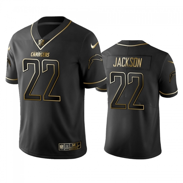 Men's Justin Jackson Black Golden Edition Jersey