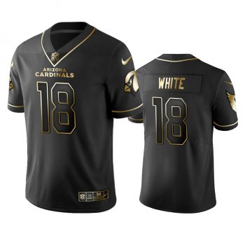 Men's Arizona Cardinals Kevin White Black 2019 Vapor Limited Golden Edition Jersey