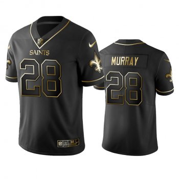 Men's New Orleans Saints Latavius Murray Black 2019 Vapor Limited Golden Edition Jersey