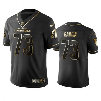 Men's NFL 100 Commercial Max Garcia Arizona Cardinals Black Golden Edition Vapor Untouchable Limited Jersey