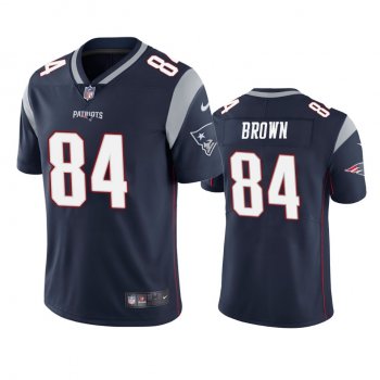 Men's New England Patriots Antonio Brown Navy Vapor Limited Jersey