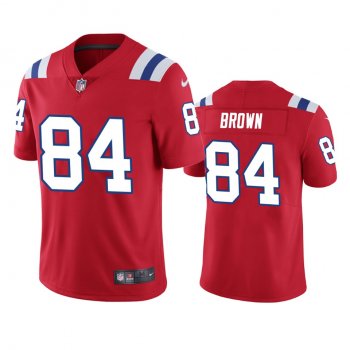 Men's New England Patriots Antonio Brown Red Vapor Limited Jersey