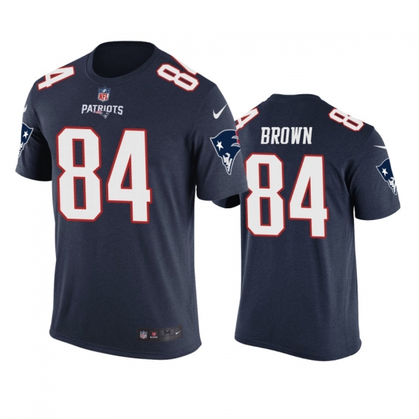 Men's New England Patriots Antonio Brown Navy Color Rush T-Shirt