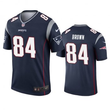 Men's New England Patriots Antonio Brown Navy Legend Jersey