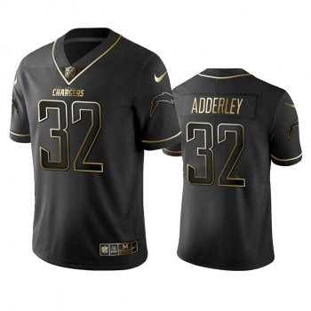 Men's Los Angeles Chargers Nasir Adderley Black 2019 Vapor Limited Golden Edition Jersey