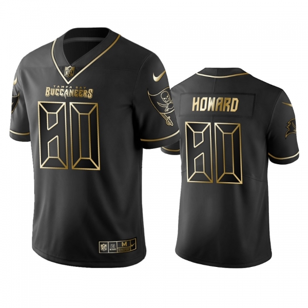 Men's Tampa Bay Buccaneers O.J. Howard Black Golden Edition 2019 Vapor Untouchable Limited Jersey