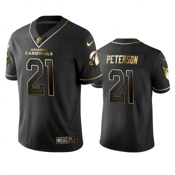 Men's NFL 100 Patrick Peterson Arizona Cardinals Black Golden Edition Vapor Untouchable Limited Jersey