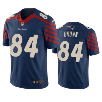 Men's New England Patriots Antonio Brown Navy City Edition Vapor Limited Jersey