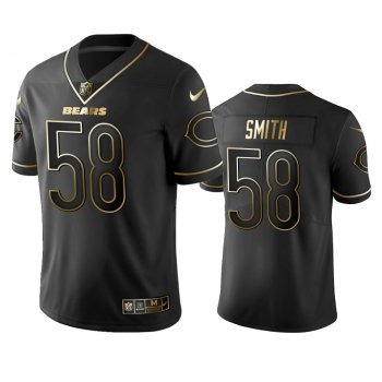 Men's Chicago Bears Roquan Smith Black Golden Edition 2019 Vapor Untouchable Limited Jersey