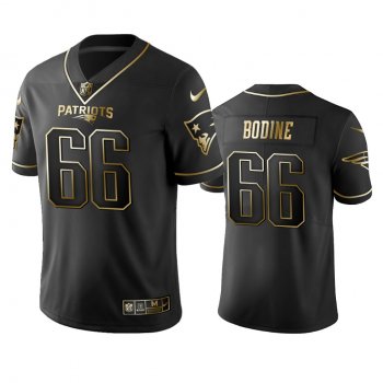 Men's Patriots Russell Bodine Black Golden Edition Vapor Limitd Jersey