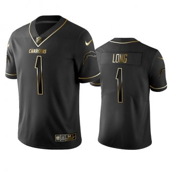 Men's Los Angeles Chargers Ty Long Black Golden Edition 2019 Vapor Limited Jersey