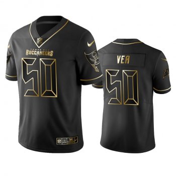 Men's Tampa Bay Buccaneers Vita Vea Black Golden Edition 2019 Vapor Untouchable Limited Jersey