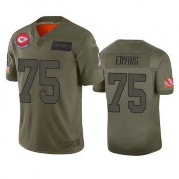 Kansas City Chiefs Cameron Erving Camo 2019 Salute to Service Limited Jersey