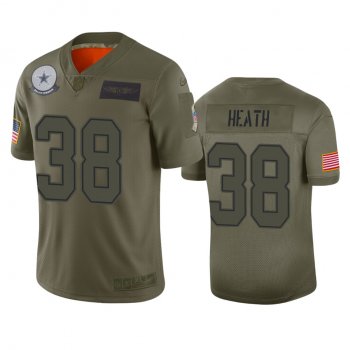 Dallas Cowboys Jeff Heath Camo 2019 Salute to Service Limited Jersey