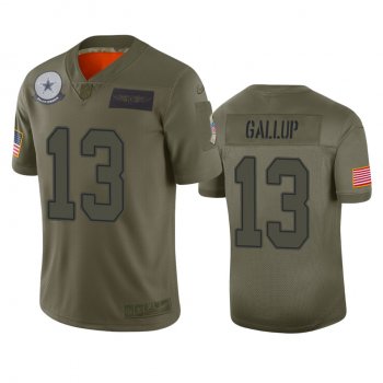 Dallas Cowboys Michael Gallup Camo 2019 Salute to Service Limited Jersey