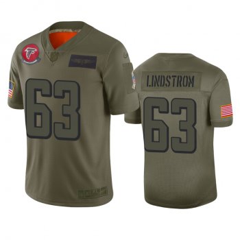 Atlanta Falcons Chris Lindstrom Camo 2019 Salute to Service Limited Jersey