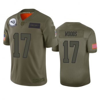 Los Angeles Rams Robert Woods Camo 2019 Salute to Service Limited Jersey