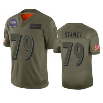 Baltimore Ravens Ronnie Stanley Camo 2019 Salute to Service Limited Jersey